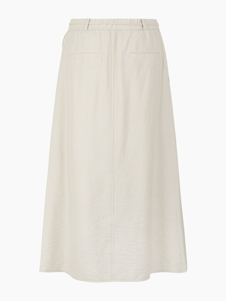 Beige wrap skirt  - null - Beige | Sisley K image number 2